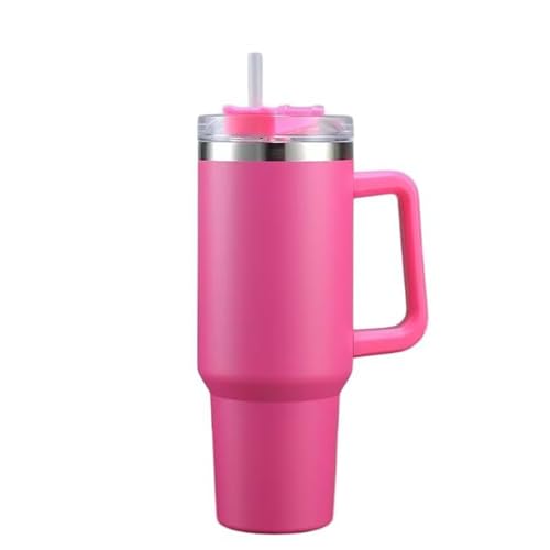 Insulated Stainless 40oz Steel Tumbler with Straw | Reusable, Leak-Proof Travel Mug for Home, Office, College, School, Gym & Outdoor Use