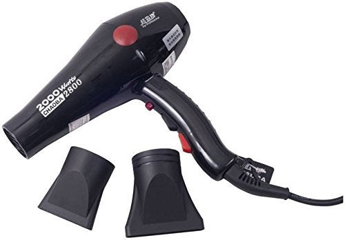 Professional 2000 W High-Torque Hair Dryer for Women & Men – Salon, Parlour & Home Use | Ionic Conditioning | 3 Heat & 2 Speed Settings | Cold Shot | Foldable Handle | Ergonomic Design with Heat Shielding Technology (Black)