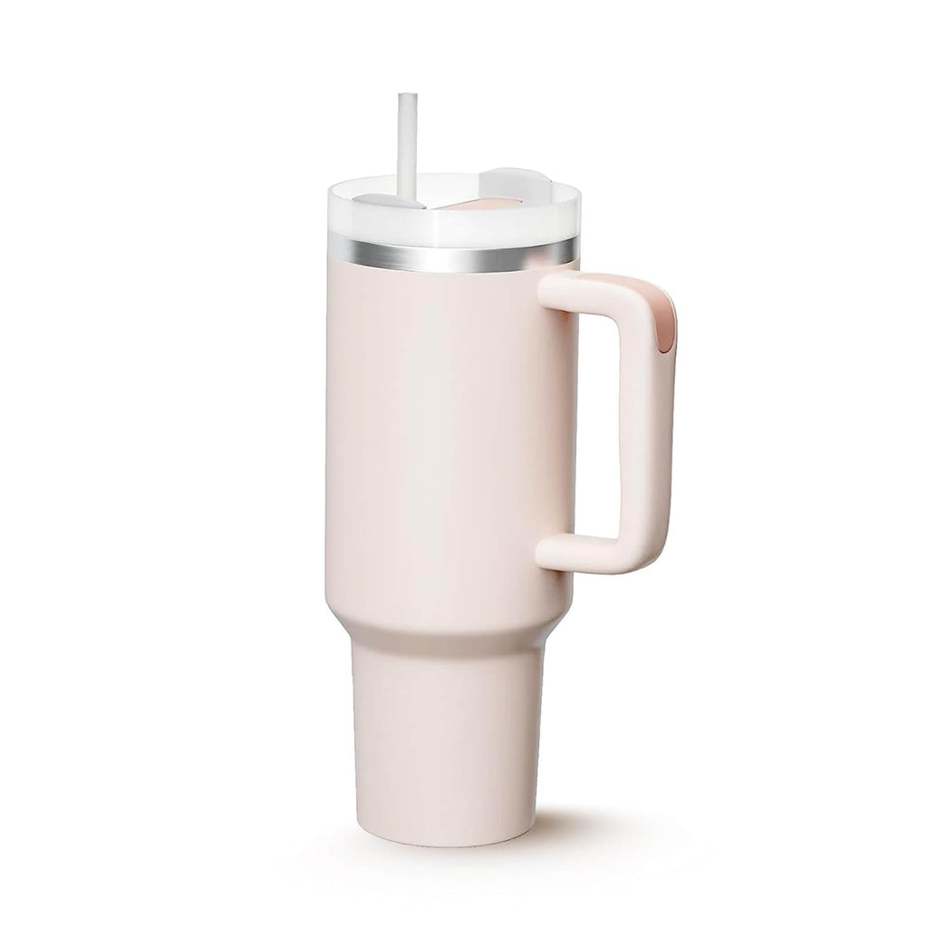 Insulated Stainless 40oz Steel Tumbler with Straw | Reusable, Leak-Proof Travel Mug for Home, Office, College, School, Gym & Outdoor Use