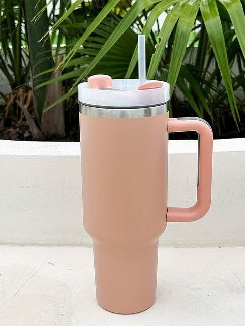 Insulated Stainless 40oz Steel Tumbler with Straw | Reusable, Leak-Proof Travel Mug for Home, Office, College, School, Gym & Outdoor Use