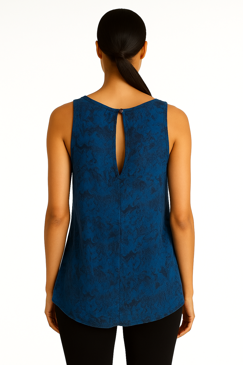 Women’s Sleeveless Embroidered Tank Top | Boho Chic Summer Blouse with Keyhole Back | Casual Ethnic Tunic