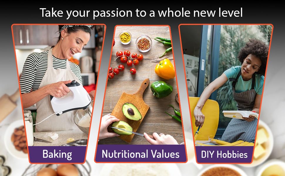 Digital Kitchen Weighing Scale 10Kg – LCD Display, 1-Year Warranty, Precision Weight Machine for Cooking, Baking, Diet, Shop & Home Use