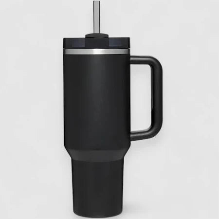 Insulated Stainless 40oz Steel Tumbler with Straw | Reusable, Leak-Proof Travel Mug for Home, Office, College, School, Gym & Outdoor Use